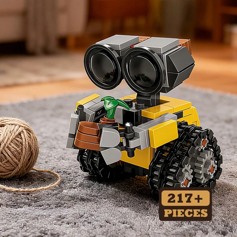 Mini Robot Wall-e MOC Building Blocks - 200+pcs DIY Bricks Model Kit